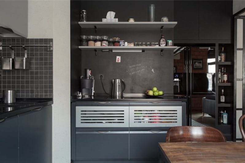Дизайн кухни в стиле лофт: 50+ фото примеров