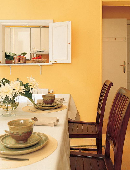 Окно между кухней и столовой: 30 вариантов дизайна в подробностях