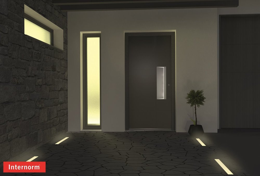 Входные двери со светодиодной подсветкой разработали в Австрии