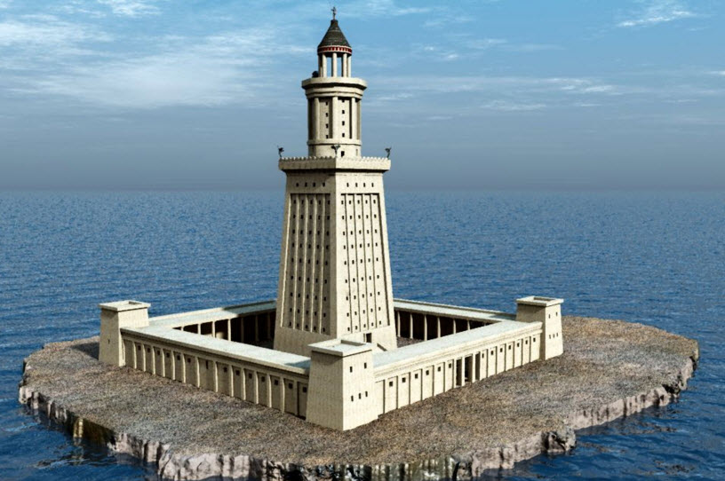 Александрийский маяк Седьмое чудо света 