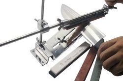 NEW Profession Kitchen Sharpening Scissor Knife Blade Sharpener System with 4 Stones 95687