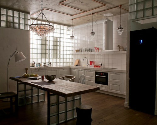 Дизайн кухни в стиле лофт: 50+ фото примеров