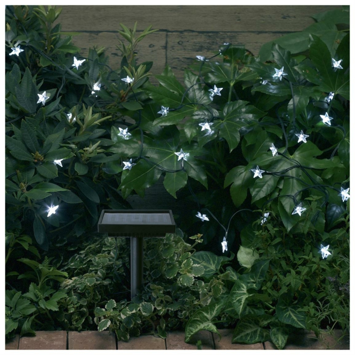 Садовые фонарики на солнечных батареях (фото)