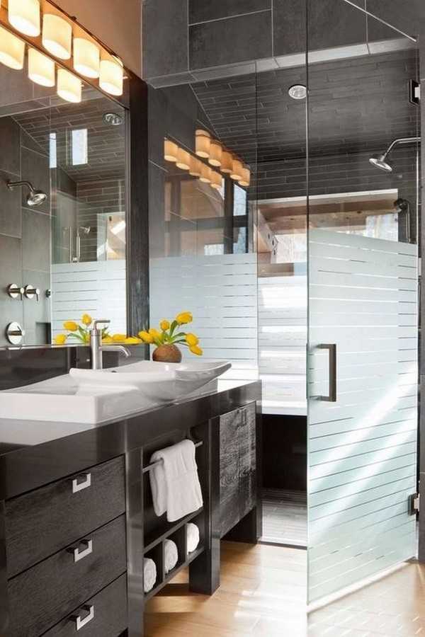 Штора для ванной комнаты – разновидности и 50+ фото