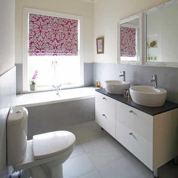 Штора для ванной комнаты – разновидности и 50+ фото