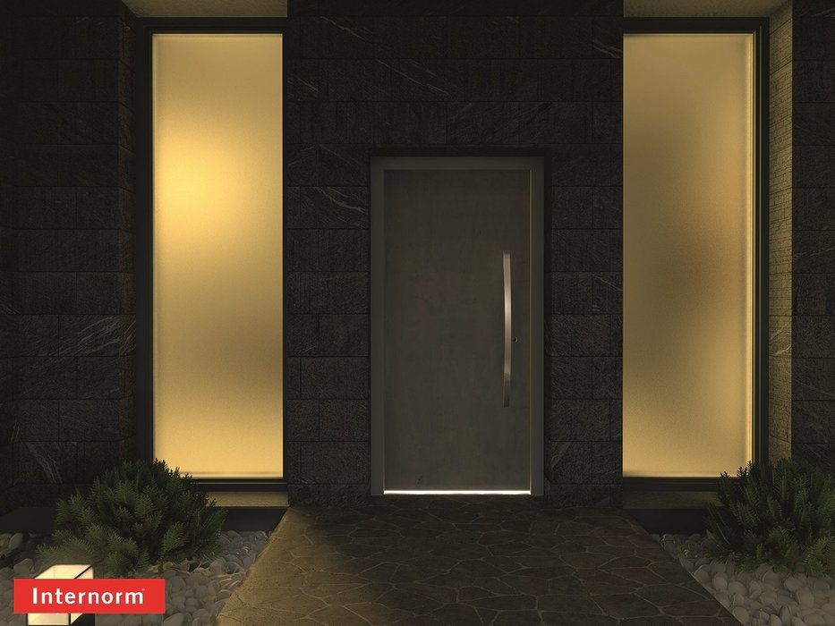 Входные двери со светодиодной подсветкой разработали в Австрии