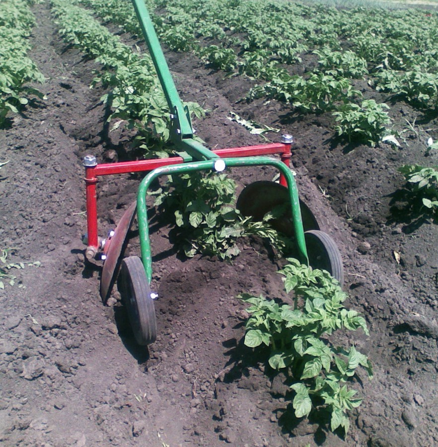 Инструмент для быстрой посадки картофеля