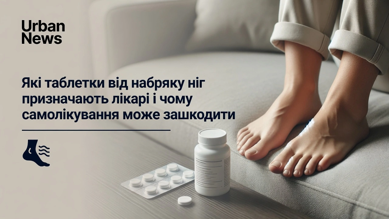 Які таблетки від набряку ніг призначають лікарі і чому самолікування може зашкодити